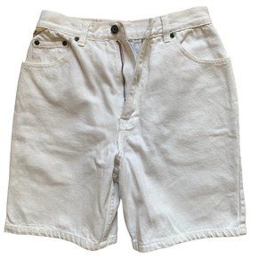 Vintage Cherokee High Waisted White Jean Shorts